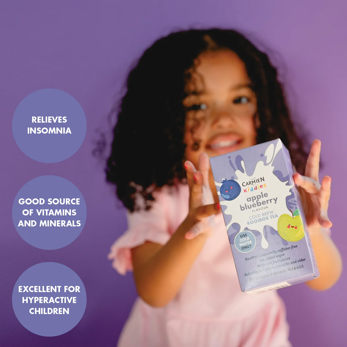 Carmién KIDDIES Cold Brew tea: Apple Blueberry - Image 3