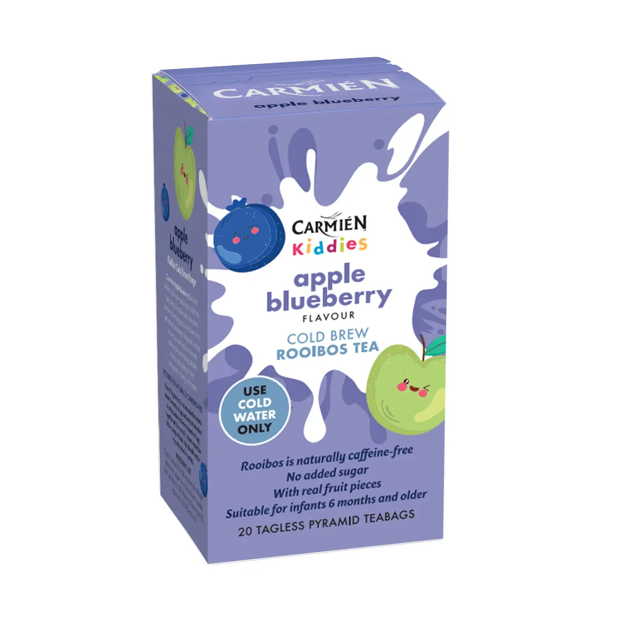 Carmién KIDDIES Cold Brew tea: Apple Blueberry
