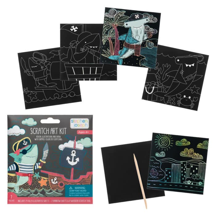 Scratch art kit: Shark - Image 2