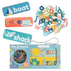 Magnetic spelling game