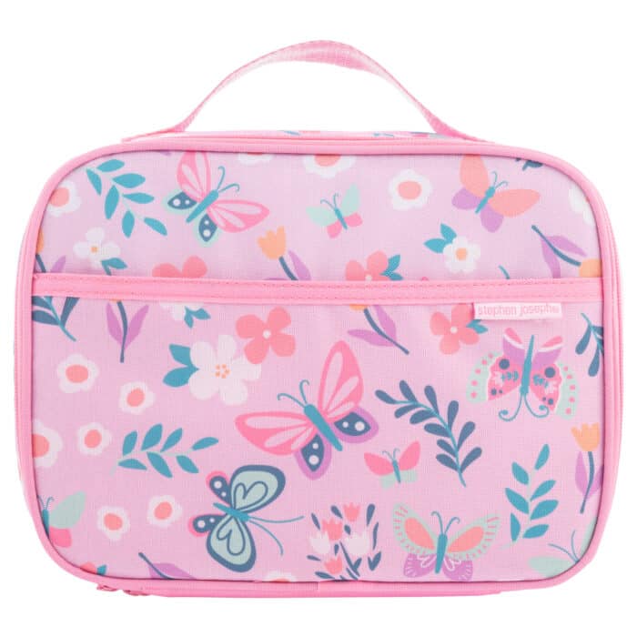 Insulated lunch box: butterflies