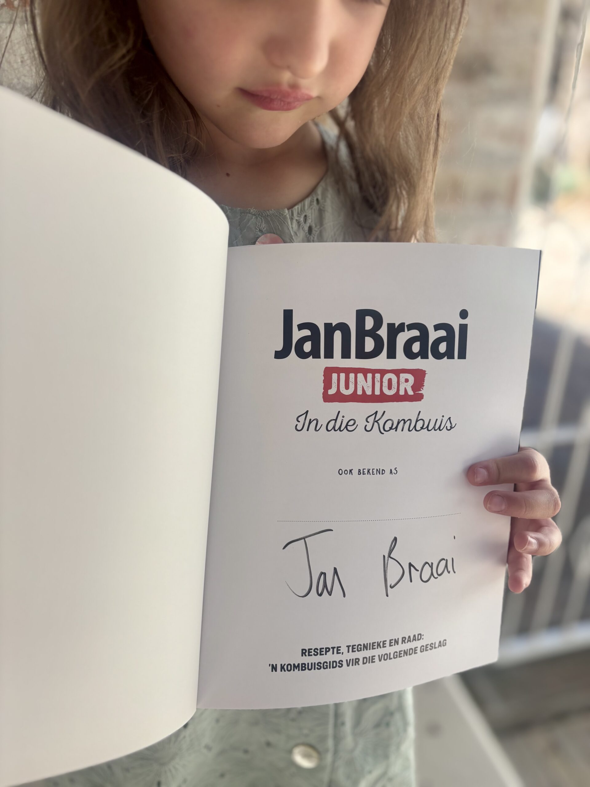 SIGNED Jan Baai Junior Recipe Books - Image 2