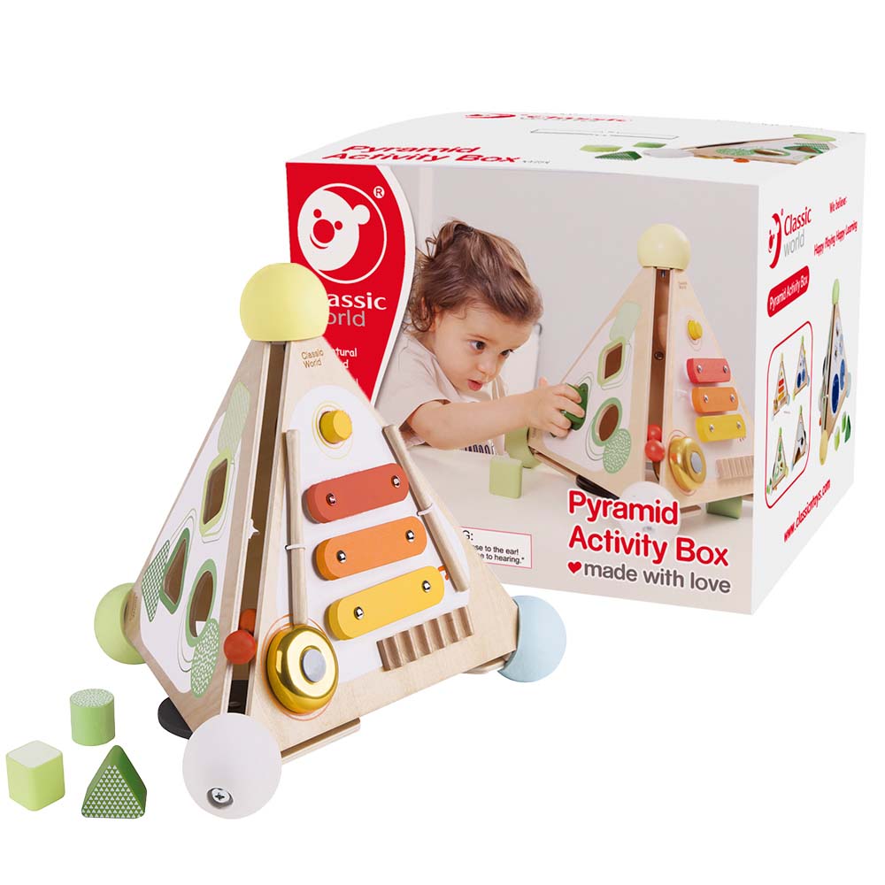 Pyramid activity box