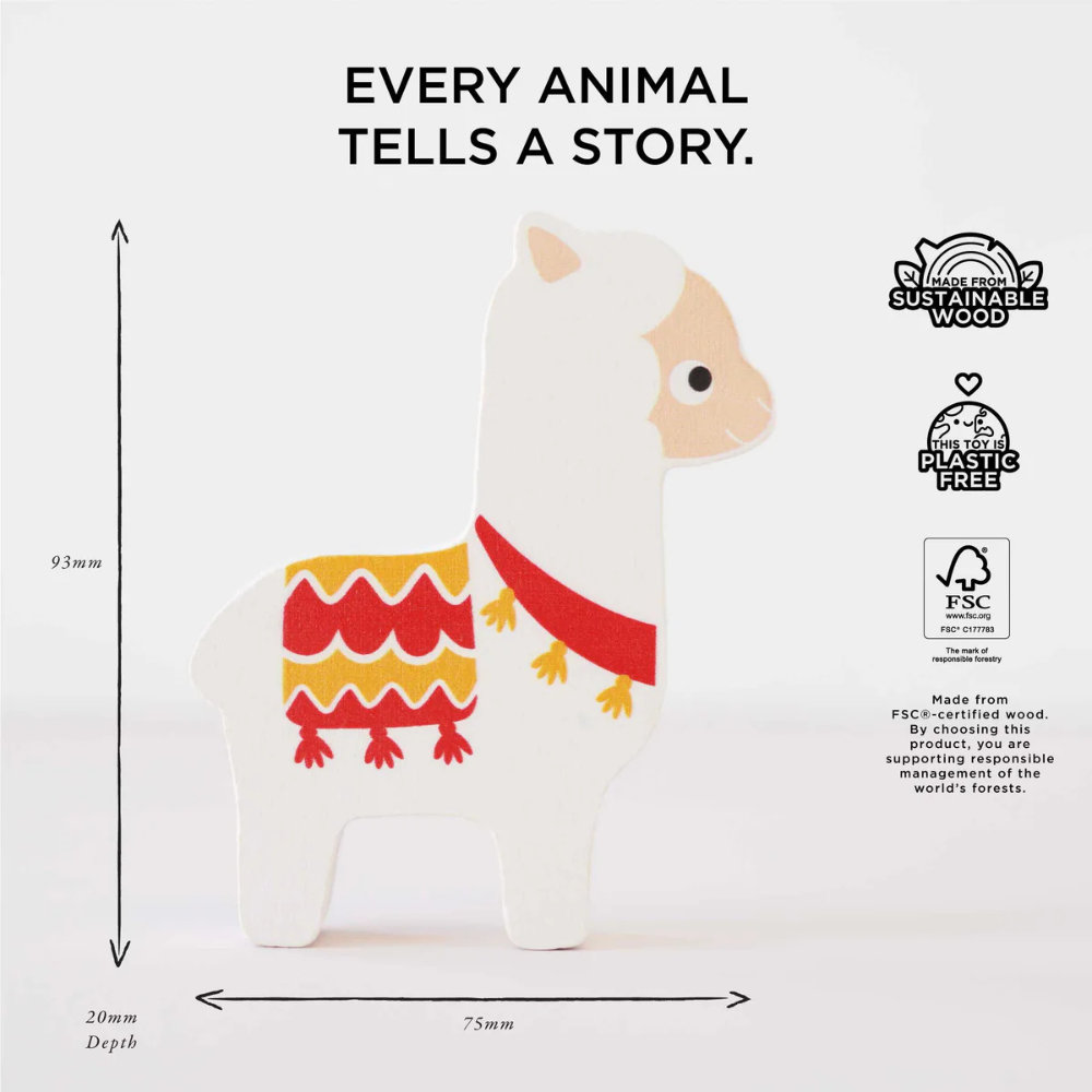 Wooden andes stacking animals - Image 5