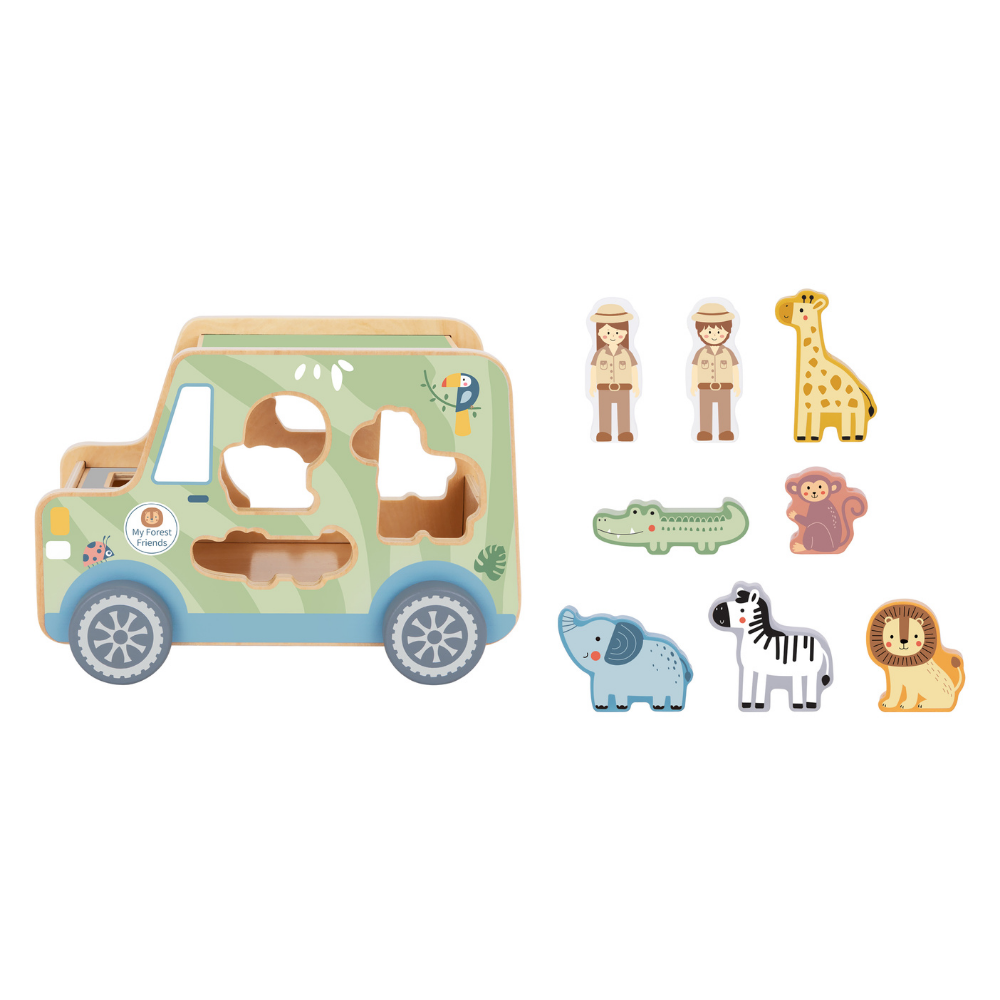 Safari Jeep Shape Sorting Set - Image 2