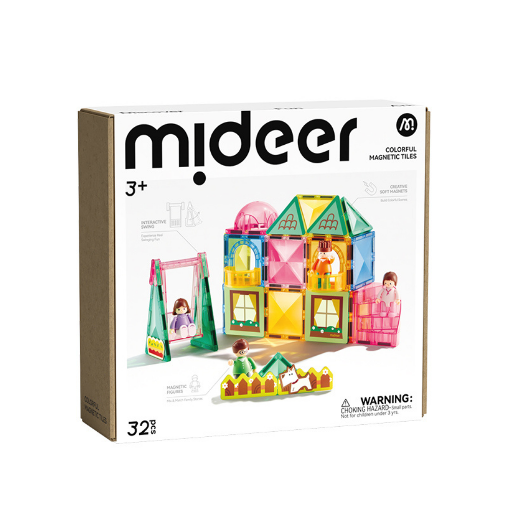 Magnetic Tiles building set: Our family