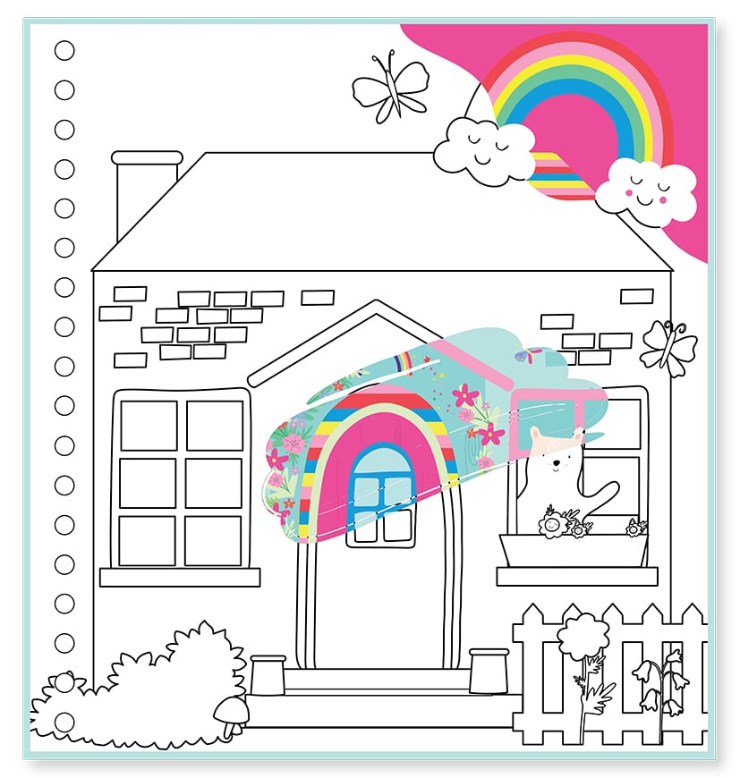 Colour changing water multi play book: Rainbow Fairy - Image 2