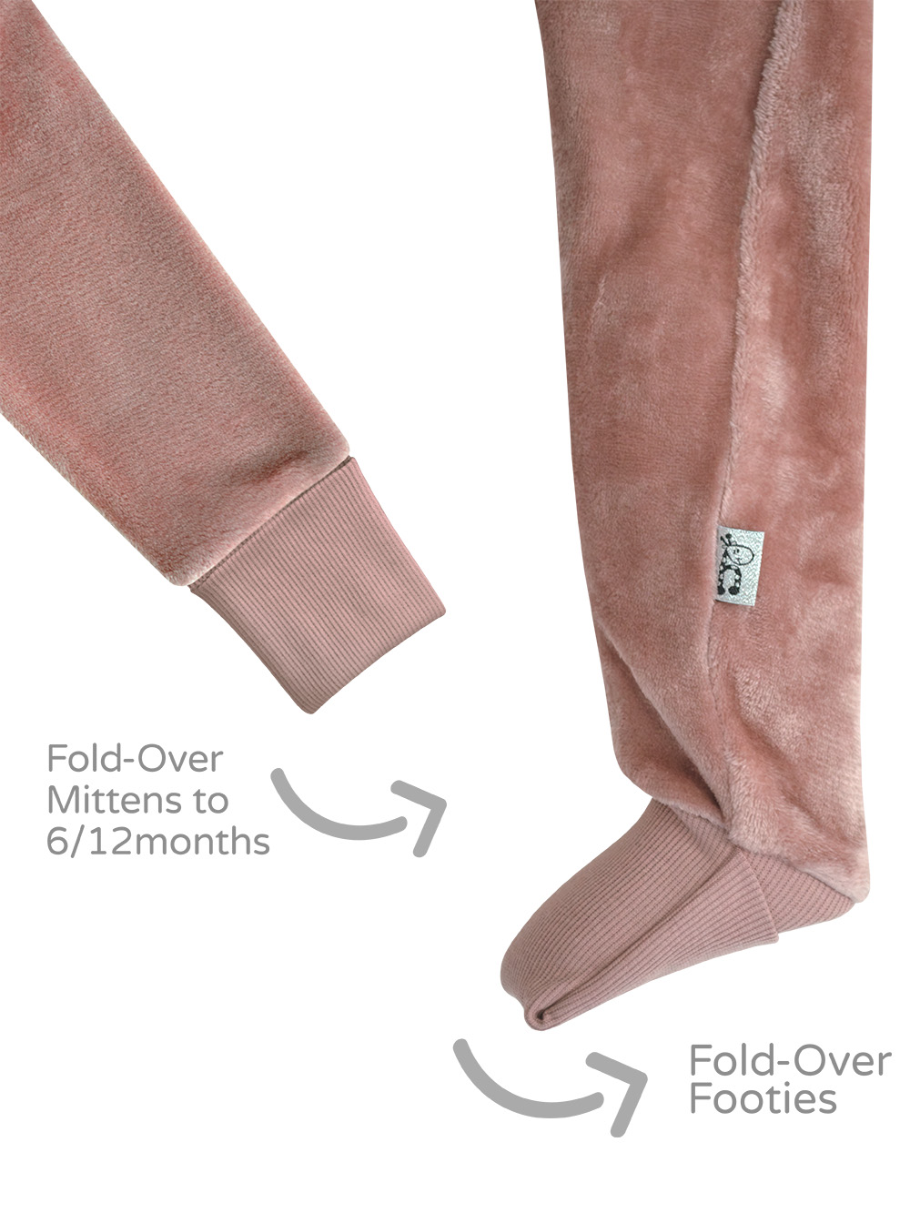 Winter onesie - Rose Gold - Image 2