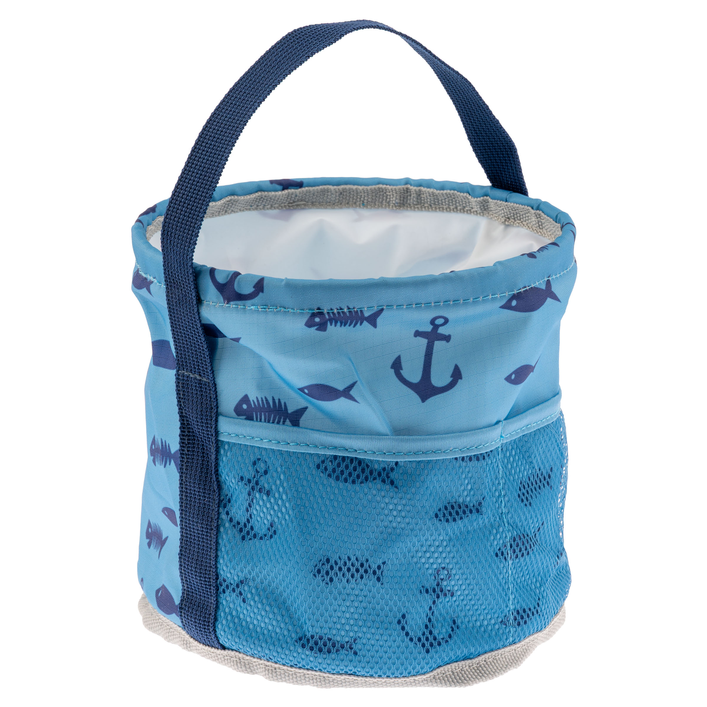 Collapsible beach bucket with toys: Shark - Image 3