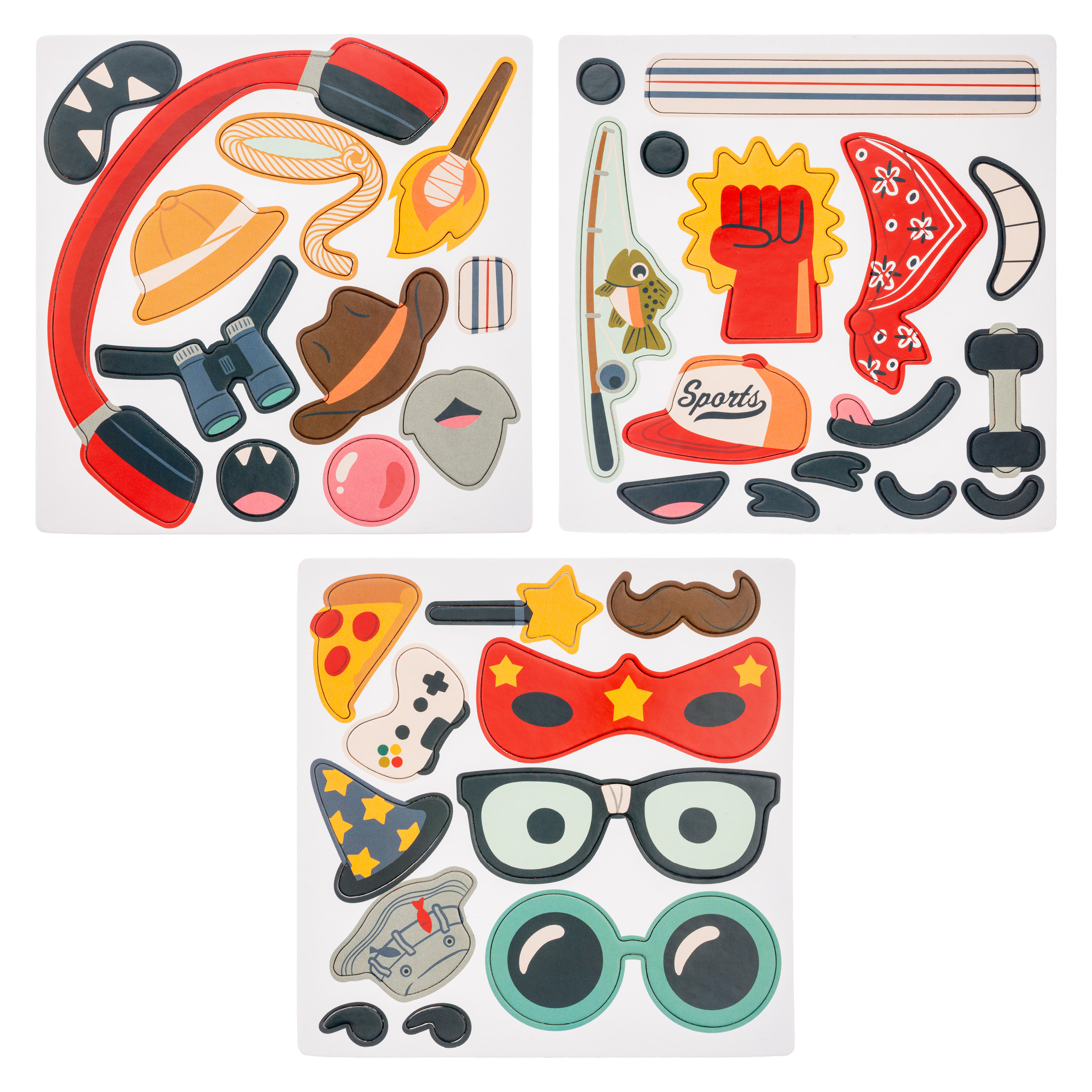Funny Face Magnetic travel tin set: Animals - Image 3