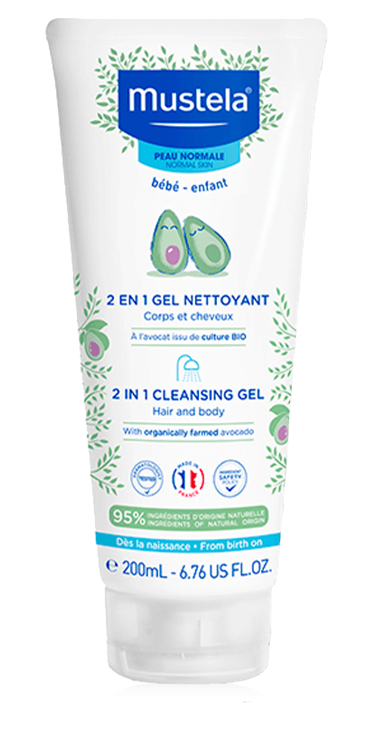 Mustela 2-in-1 cleansing gel 200ml