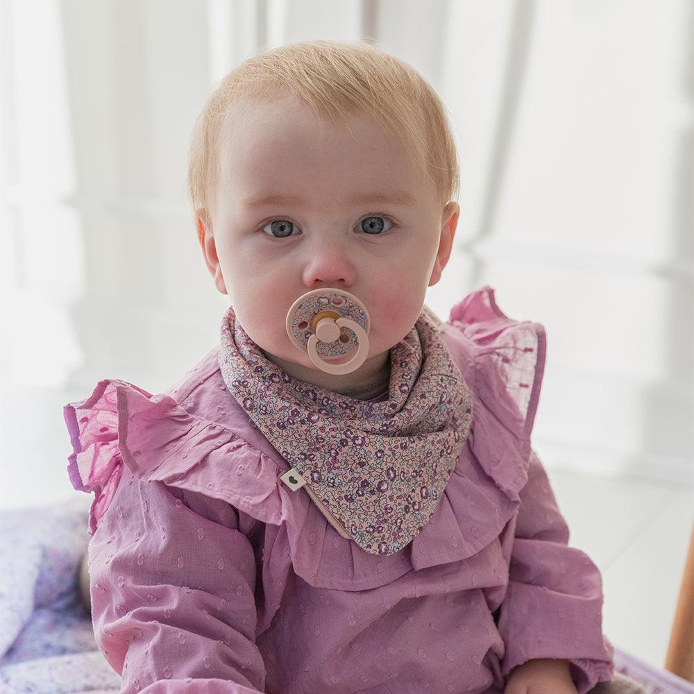 BIBS x LIBERTY Bandana Bib: Eloise Blush - Image 2