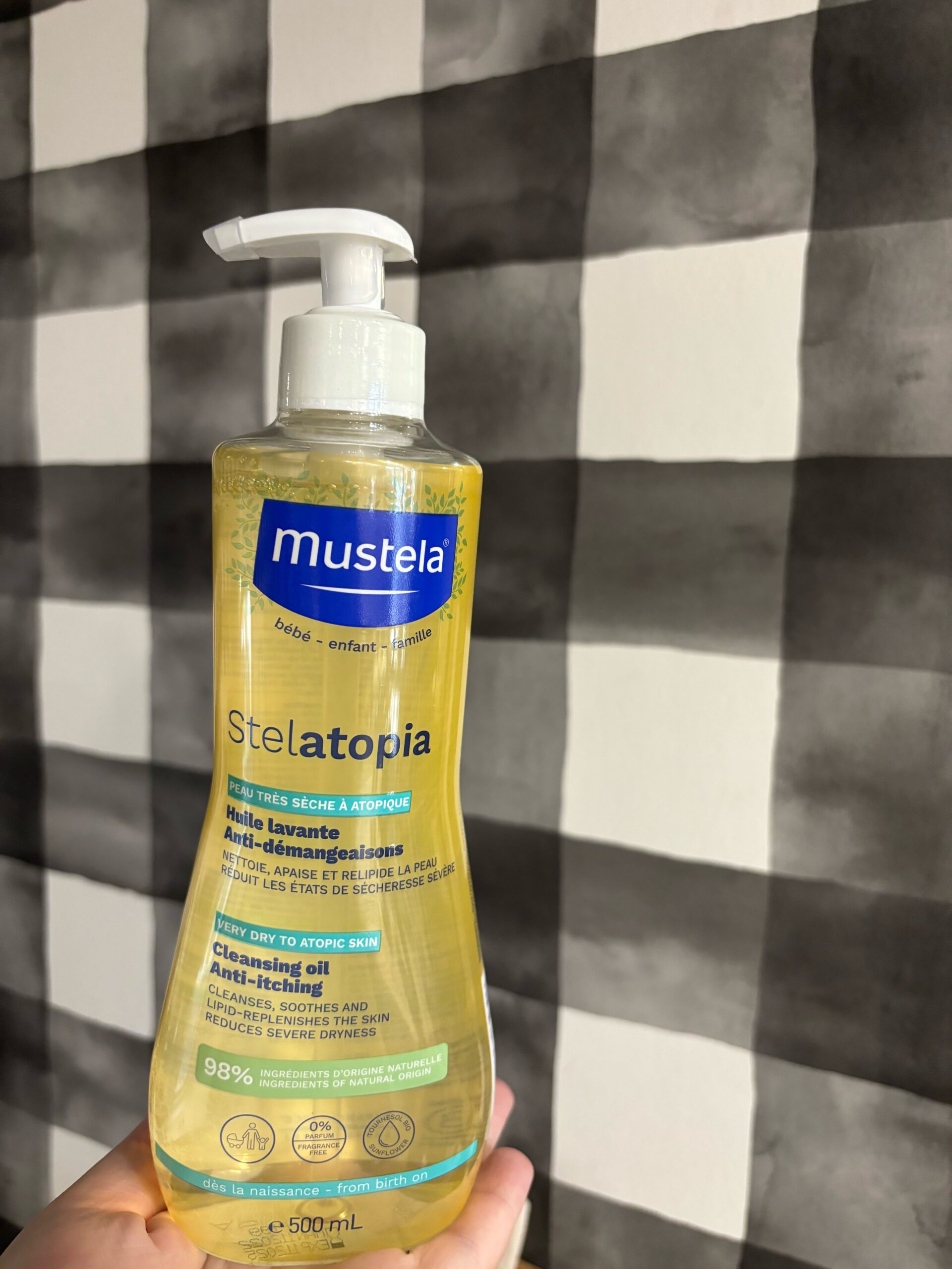 Mustela Stelatopia cleansing oil - 500ml - Image 2