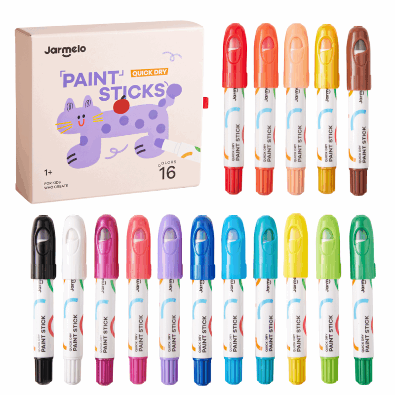 Twistable washable silky crayons