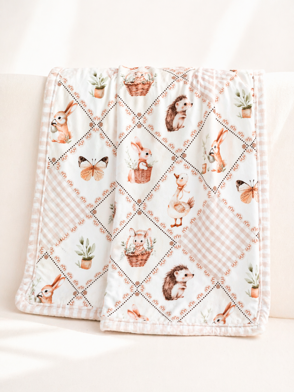 Woodlands double sided blanket