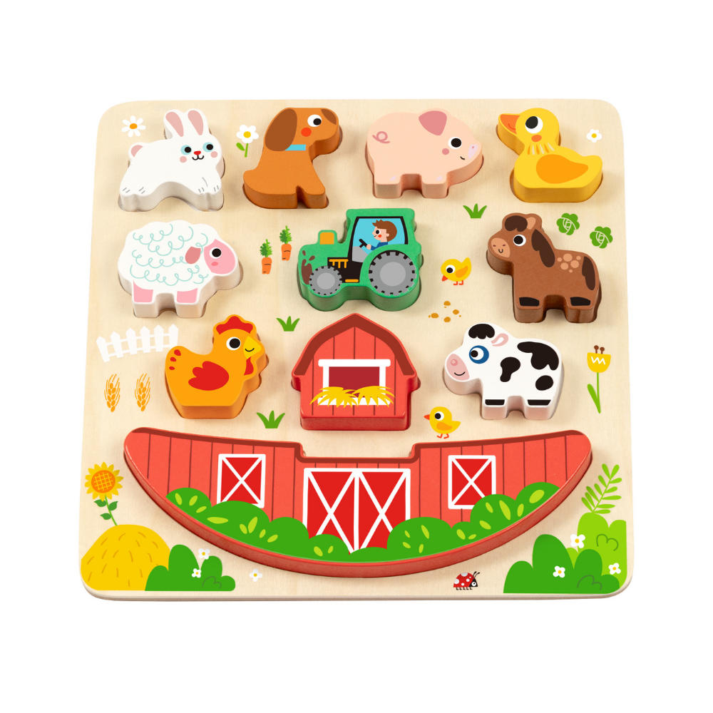 2-in-1 balancing game & puzzle : Farm