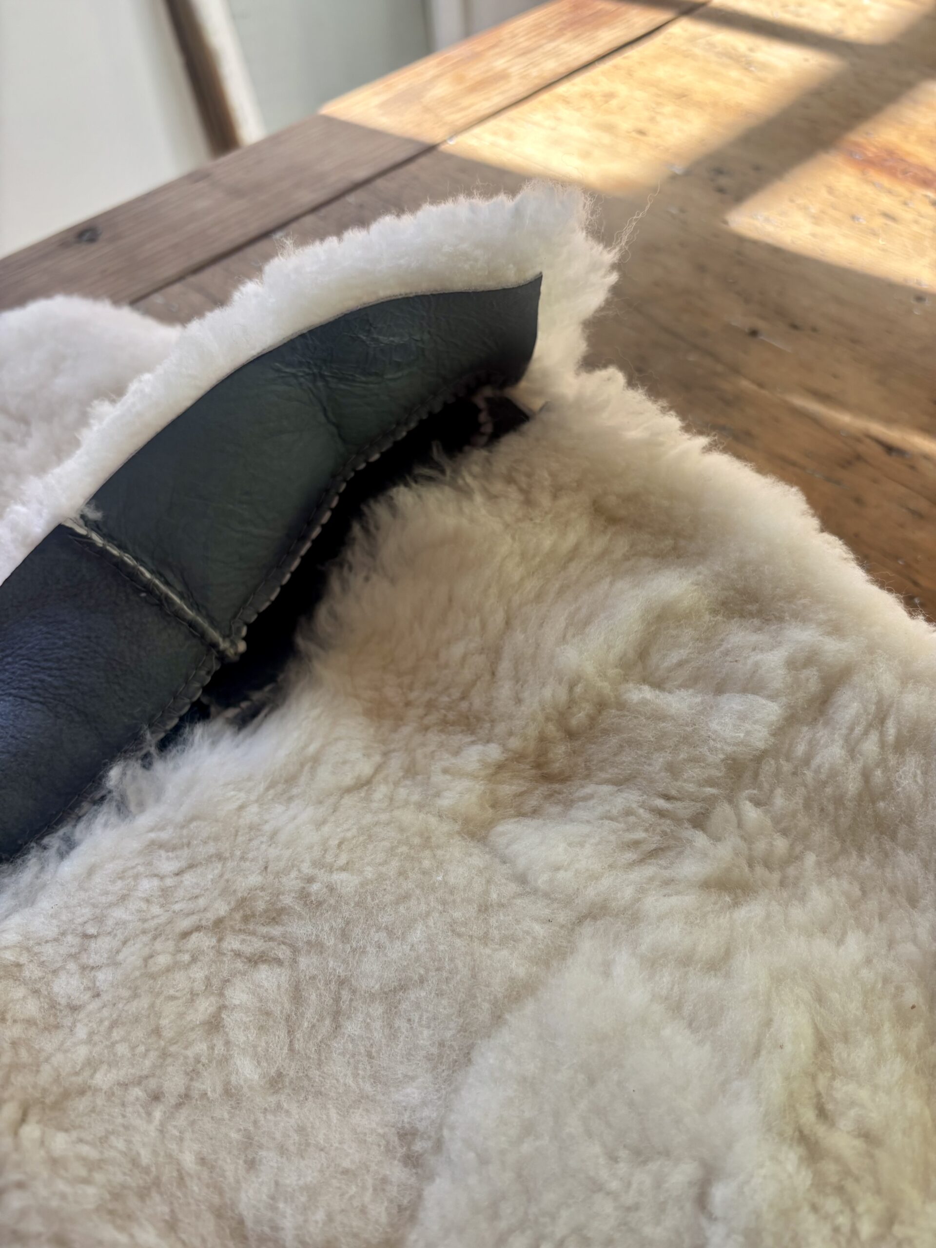 Sheepskin hot water bottle cover - Image 3