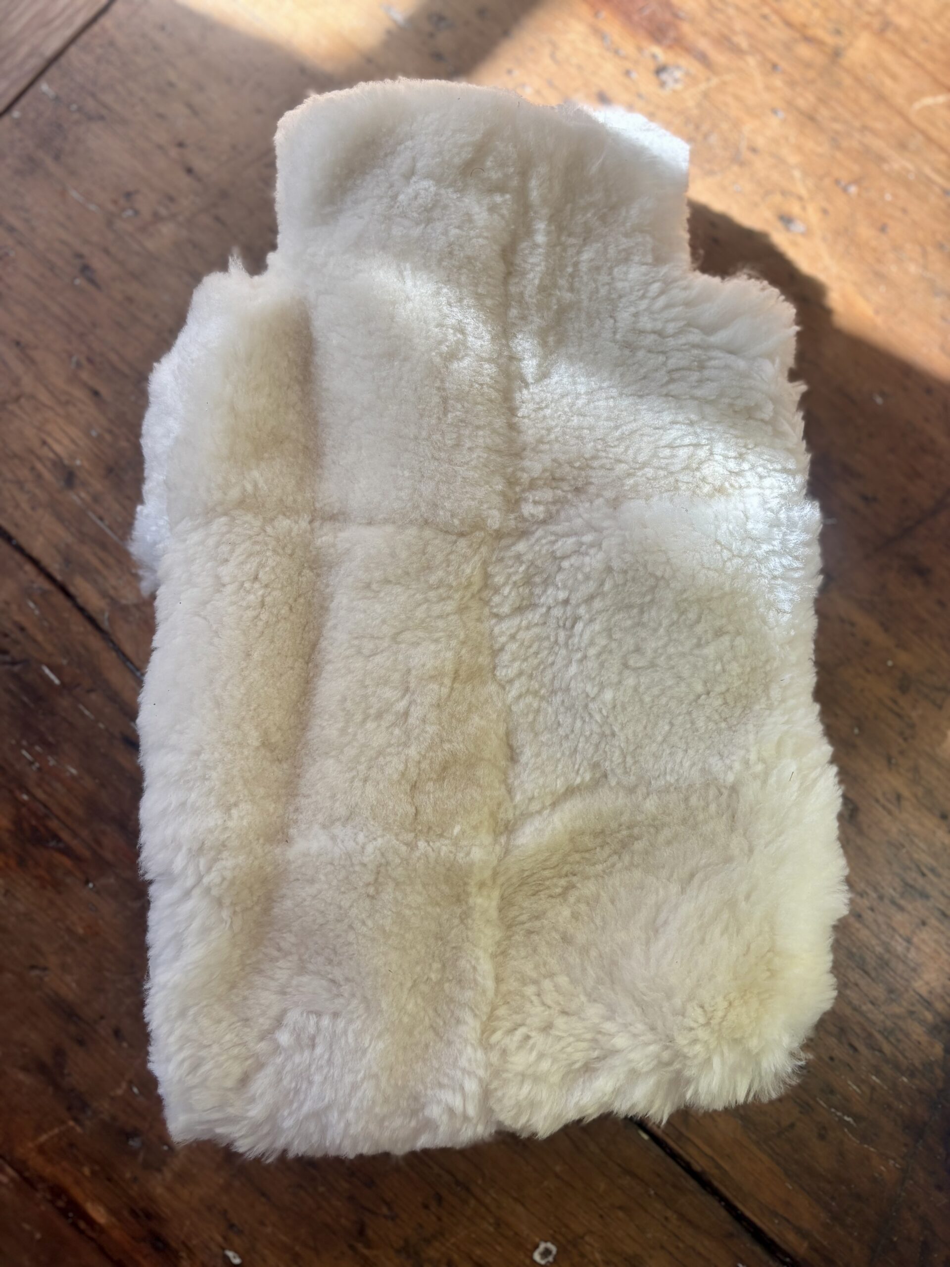 Sheepskin hot water bottle cover - Image 2
