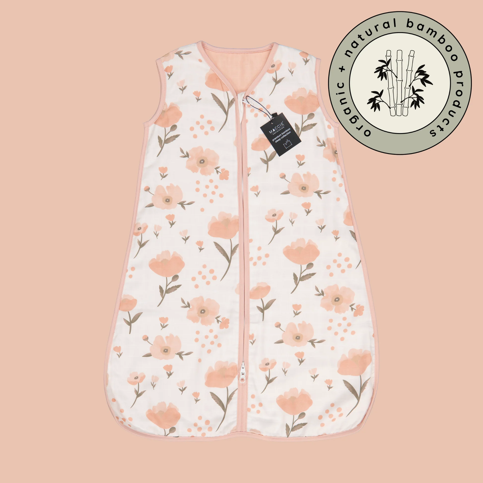 Summer Sleepsack: Pink Poppy