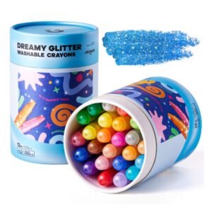 Glitter washable crayons (24pack)