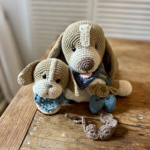 Crochet Puppy Gift Set
