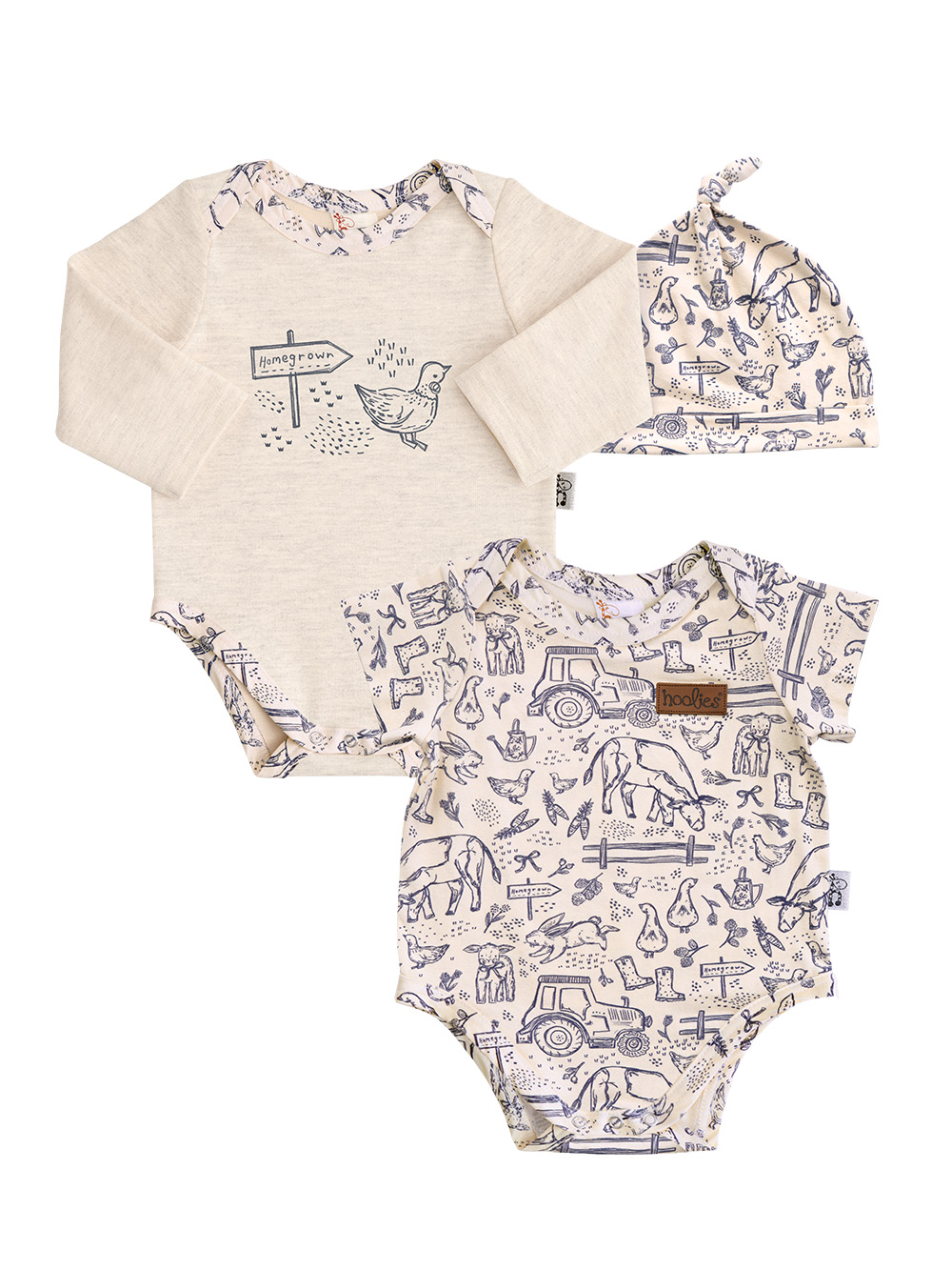 Homegrown meadows 3 piece cotton set
