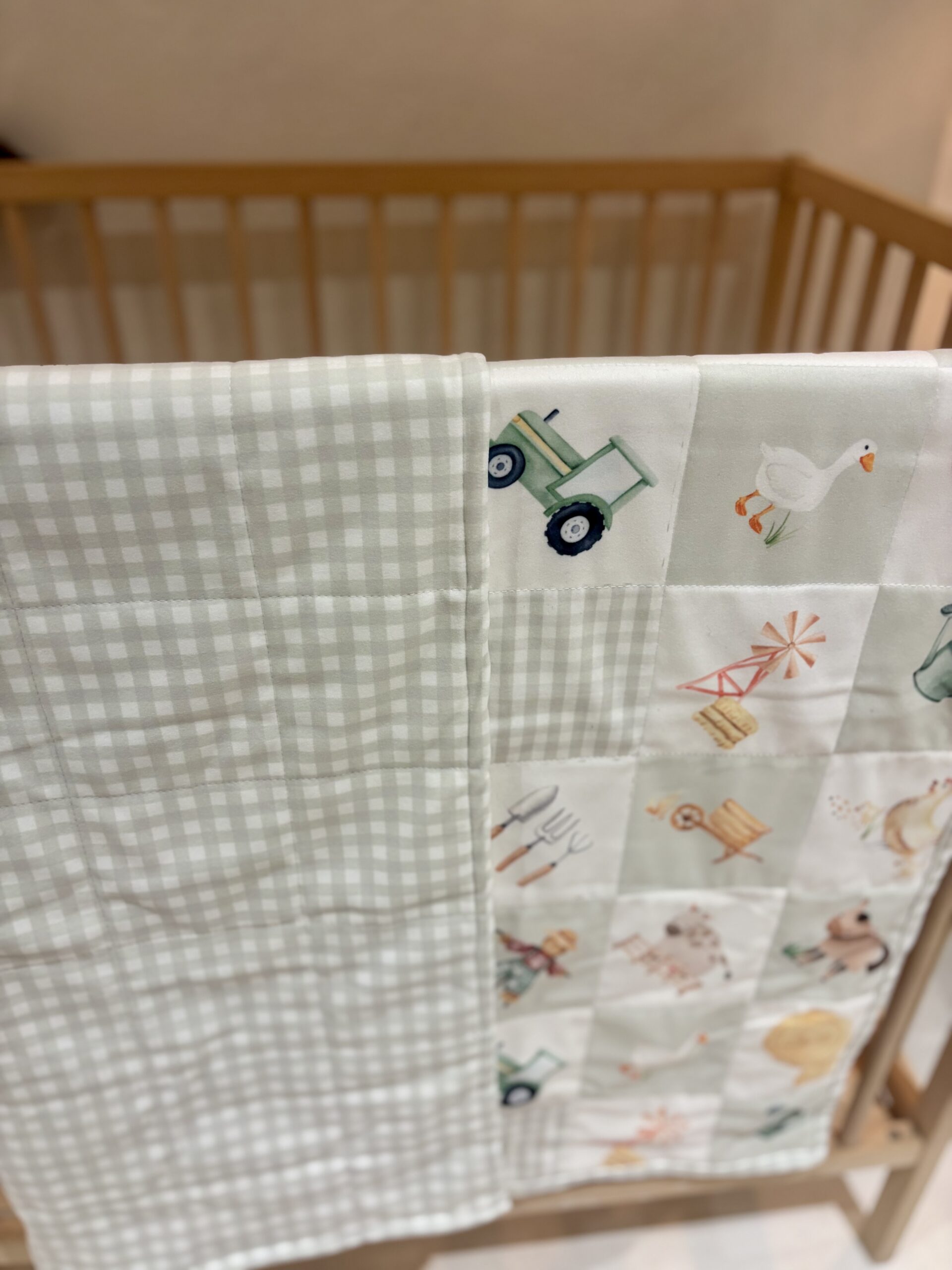 Farm double sided blanket
