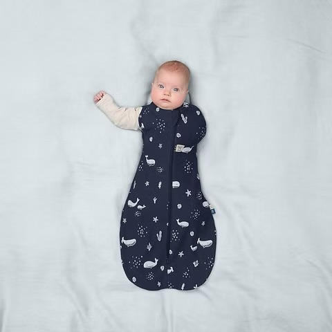 ErgoPouch cocoon swaddle bag 1TOG 0-3m: whale - Image 2