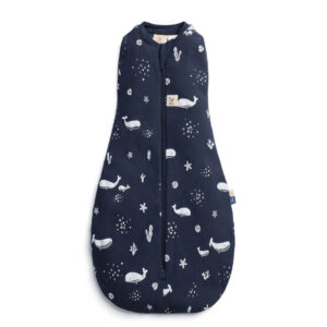 ErgoPouch cocoon swaddle bag 1TOG 0-3m: whale