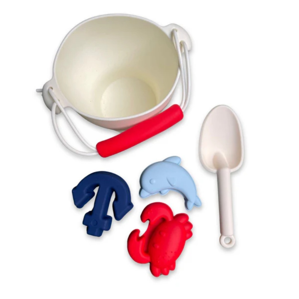 Silicone beach toy set: pure tones - Image 2