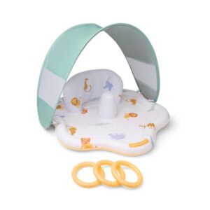Baby Splash mat with sunshade: wild life