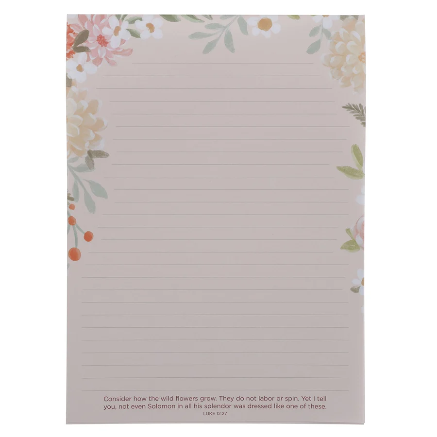 Clipboard with note pad: Wildflowers - Image 2