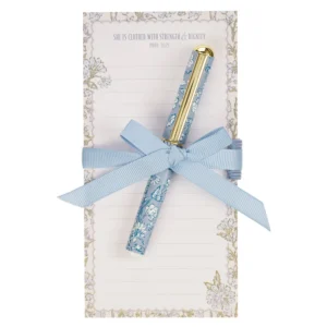 Magnetic Notepad with Pen: clothed