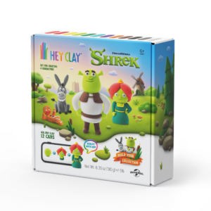 Hey Clay - modelling air dry clay - Shrek