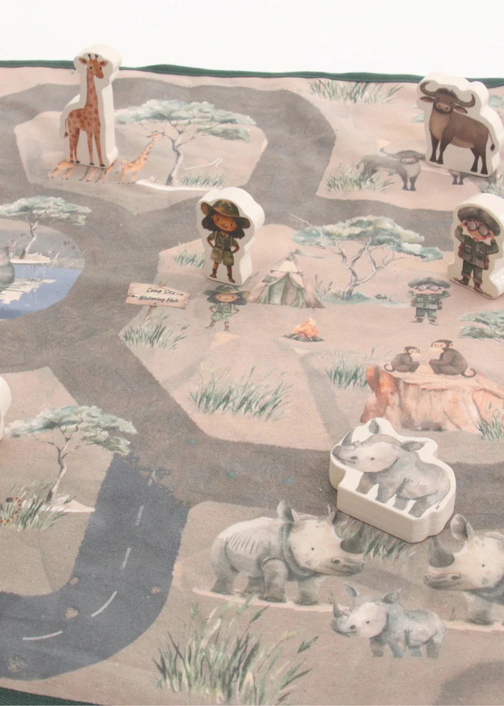 Travel Play Mat & Pieces: SAFARI - Image 4