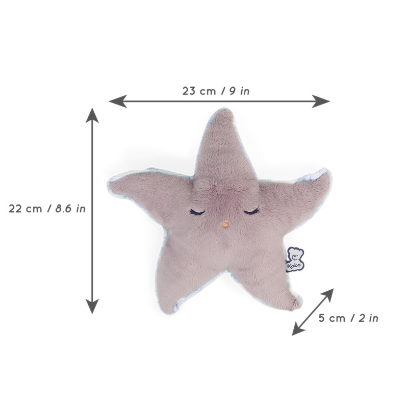 KALOO wellness soft toy with hot/cold pack - STAR - Image 2