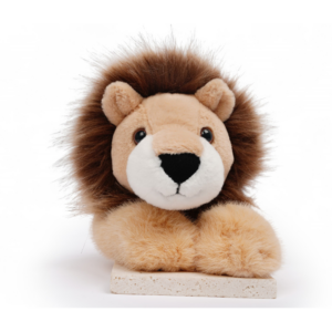 Lion slightly weighted plush toy