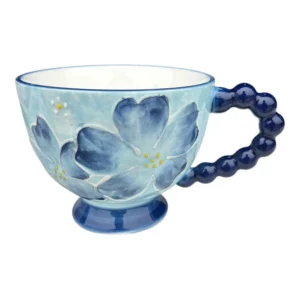 Blue Blossom Ceramic Cup