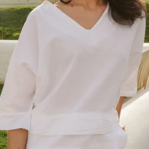 Bee Cotton Tiered Top