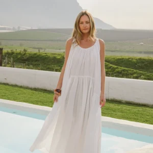 Rowan Cotton Halter Dress