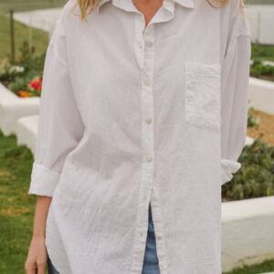 Sadie Cotton Boyfriend Shirt