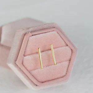Bar Stud Earring (gold plated)