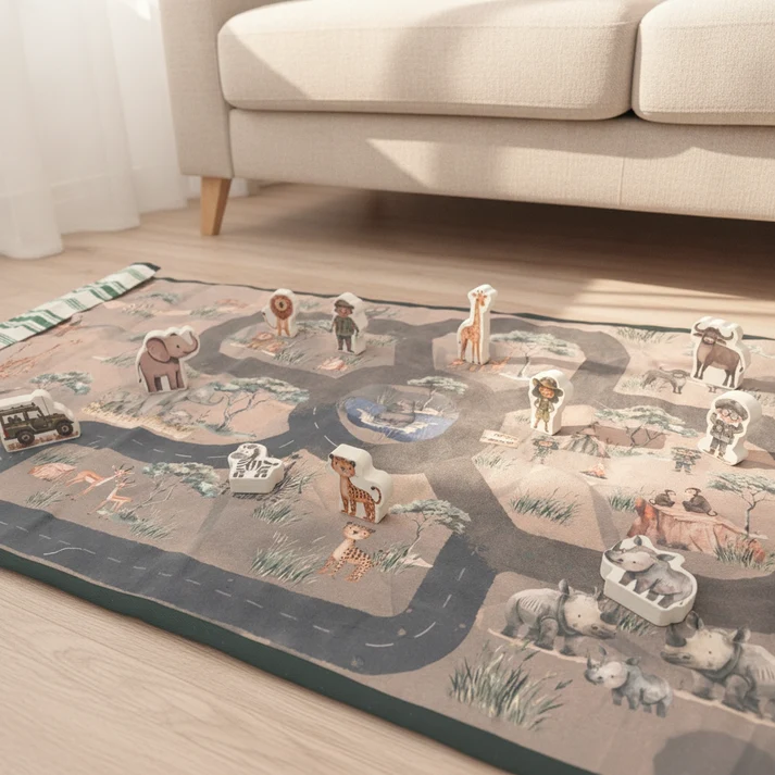 Travel Play Mat & Pieces: SAFARI - Image 2