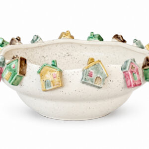 Ceramic house bowl